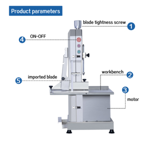 Máquina Cortadora de Frutas, Verduras y Carne 2026, Sierra <span class=keywords><strong>para</strong></span> Cortar <span class=keywords><strong>Huesos</strong></span> de Acero Inoxidable, <span class=keywords><strong>Cuchillo</strong></span> Eléctrico <span class=keywords><strong>para</strong></span> Cortar <span class=keywords><strong>Huesos</strong></span> - Product Image 3
