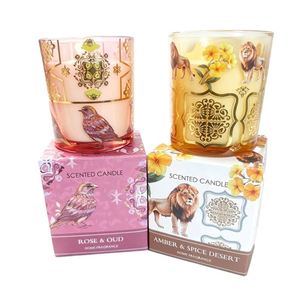 Vela Aromática de Cera de Soja con Aroma a Rosas en Vaso de Vidrio Decorativo, Regalo de Cumpleaños para Anfitriona, Amiga o Hotel - Product Image 4