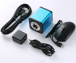 Bastante estoque Full HD 1080P 60FPS Sensor Industrial Eletrônico Video Measuring Microscope Camera Auto Focus HDMI Magnifier