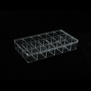 Clear Plastic Beads <strong>Containers</strong> <strong>Box</strong> Crafts Hardware Plastic <strong>Box</strong> Small Beads Storage Necklace Rings Earring Jewelry Storage <strong>Box</strong> - Product Image 1