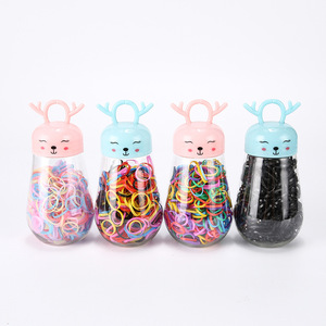 IFOND Baby Einweg-Gummiband Elastisches Haarband Mini-Haar gummis für Kleinkinder Dünne kleine Haar gummis - Product Image 1