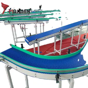 Carbon Steel Painting Frame&POM Plastic Belt Modular Belt Conveyor from China Manufacture