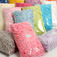 Herbe en papier DIY colorée, herbe en PP déchiquetée, herbe en papier déchiquetée pour emballage, fausse herbe déchiquetée pour emballage