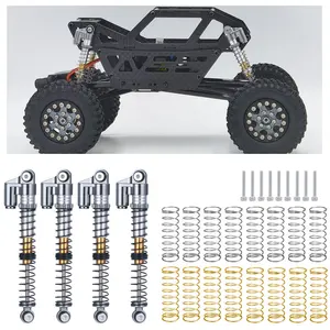 Amortisseur en aluminium amélioré 53mm pour 1/24 RC chenille axiale SCX24 pièces de voiture modifiées