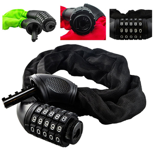 <span class=keywords><strong>Candado</strong></span> de Cadena de Hierro Resistente Antirrobo Universal Kst Pc6013 con <span class=keywords><strong>Candado</strong></span> para Bicicletas Eléctricas y Motocicletas 6x1000mm - Product Image 3