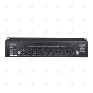ระบบไมโครโฟนไร้สาย UHF รุ่น DA-8028 8CH, ไมโครโฟนมือถือ 8 ตัว, สัญญาณเสถียรป้องกันการรบกวน สำหรับคาราโอเกะ เวที งานแต่งงาน โบสถ์ และงานประชุม - Product Image 4