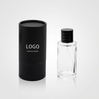 Flacons de parfum vides personnalisés de haute qualité 30ml 50ml 100ml 100 pièces Boîte de luxe Sérigraphie Vaporisateur à pompe Verre rechargeable