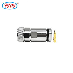 Connecteur coaxial RF droit à pince mâle N pour câble LMR400 RG8 en laiton – En stock - Product Image 2