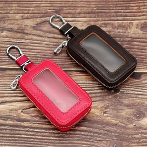 Factory Customized Large Capacity Waist Hanging Multifunctional <b>Universal</b> Car Key Bag Genuine Leather Key Wallet <b>Remote</b> <b>Control</b> - Product Image 3