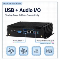 Intel 12th Cpu Industrial Edge Computing Soft Routing 2 Port LAN Firewall Mini PC 32GB+256GB SSD WiFi6 4G Fanless Industrial PC