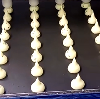 Nouvelle machine à déposer les biscuits et le pâte à sucre pour la production de biscuits, facile à utiliser, pour noix, farine et matières premières, 220V, garantie 1 an
