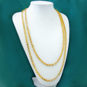 Collar de Cadena Larga de Alta Calidad, Chapado en Oro de 18K, Estilo Hip Hop Unisex, con Colgante de Abeja, Joyería de Dubái, para Fiestas - Product Image 4