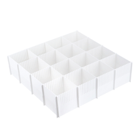 OWNSWING Séparateurs de tiroirs en plastique Séparateurs ménagers réglables en plastique Tiroir Cuisine Bureau Tiroir Organisateur Accessoires