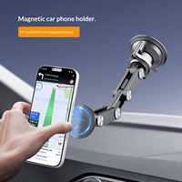 Nouveau support de téléphone populaire à ventouse, pliable, rétractable, anti-tremblement, rotation à 360°, support de bureau en PC, support de voiture portable