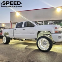 Ruedas Forjadas China Forged Wheels Co. 8x6.5 8x170 8x180 6x5.5 20x10 20x12 22x10 22x12 24x12 24x14 para Ford F150 F250 Ram 1500