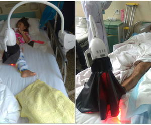 Mesin Laser dingin penghilang nyeri sendi, alat terapi cahaya merah peremajaan kulit PDT LED intensitas tinggi - Product Image 6