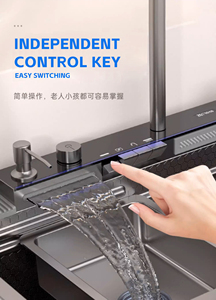 Смеситель кухонный из нержавеющей стали - Product Image 5