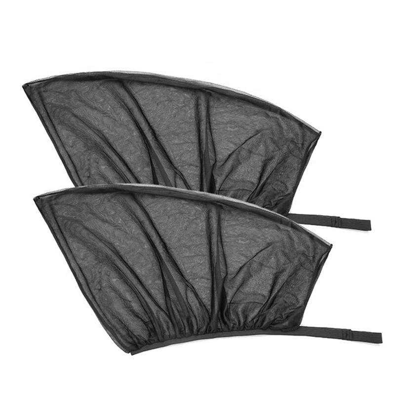 Высокое качество 2 шт./компл. автомобильные передние и задние оттенки окна солнцезащитный растягивающийся Сетчатый Чехол