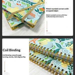 Cross-Border 26 Years English <b>A5</b> Loose-Leaf Paper Cover Spiral Diary 365 Days Work <b>Planner</b> English Schedule Book - Product Image 3