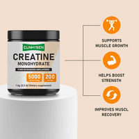 Créatine monohydrate en poudre, marque privée OEM, pour la croissance musculaire, le soutien des performances sportives, complément alimentaire en poudre pour le sport