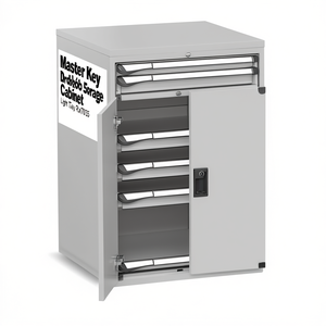 Fami Master Key Comfort <b>Drawer</b> Cabinet 36X36 5 <b>Drawers</b> <b>Tool</b> Storage Light Grey Ral7035 - Product Image 2