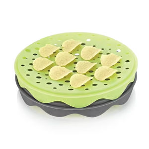 Ustensiles de cuisine de haute qualité, outils de cuisine, plateau de drainage réutilisable pour légumes, plateau de séchage pour fruits et chips, plateau à chips en silicone - Product Image 1