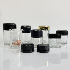 <span class=keywords><strong>Vasetti</strong></span> di Vetro Rotondi Mini di Lusso da 3ml 5ml 7ml 9ml <span class=keywords><strong>per</strong></span> Estratti Concentrati - Product Image 4