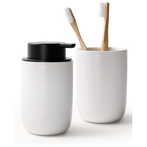 Hot-selling Nordic Design 4PCS Ceramic <b>Bathroom</b> <b>Accessory</b> Set <b>Bathroom</b> Product <b>Accessories</b> - Product Image 1