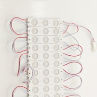 Modules LED blancs blanc chaud de fabrication chinoise 2,5W 2835 Module LED 220v 85*18mm 3 LED pour lettres lumineuses