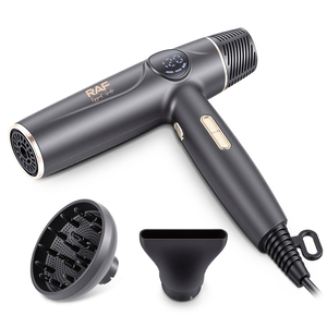 Secador de Pelo Profesional RAF de 1600W con Tecnología Iónica, 110000 RPM, Bajo Ruido, 3 Velocidades, 4 Ajustes de Calor, R.4600 RAF Professional 1600W H - Product Image 5