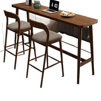 Chaise de bar en bois pour hôtel et restaurant, tabouret de bar, chaise haute, chaise de bar style loft