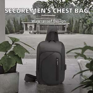 Chaleco Reflectante Moderno y Genial para Hombre con Cremallera, Funcional, para Calle, Deporte al Aire Libre, Viajes, Bolsa de Pecho Personalizada y a la Moda - Product Image 2