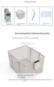 Freidora a presión <span class=keywords><strong>de</strong></span> gas comercial <span class=keywords><strong>de</strong></span> acero inoxidable fácil <span class=keywords><strong>de</strong></span> limpiar para alitas <span class=keywords><strong>de</strong></span> <span class=keywords><strong>pollo</strong></span> <span class=keywords><strong>fritas</strong></span> - Product Image 5