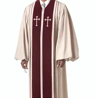 Robes de Chorale d'Église Personnalisées de Gros, Gown d'Église Classique sur Mesure, Meilleure Qualité