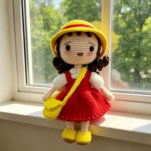 Une poupée artisanale pour petite fille, un jouet en peluche fait <span class=keywords><strong>maison</strong></span>, un cadeau spécialement conçu pour l'anniversaire <span class=keywords><strong>de</strong></span> l'enfant - Product Image 4