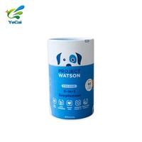 Kerzen pulver Braunes Kraft papier Pappkarton Poster Versand rohr Verpackungs röhre Karton Geschenk boxen Gläser runde Schachtel Verpackung