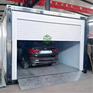 Porta Avvolgibile a Rullo, Garage Prefabbricato in Acciaio Portatile, Casa Container Mobile Moderna da 20 Piedi - Product Image 3