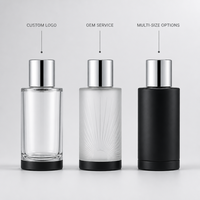 Flacon de parfum vide rechargeable en gros 35 ml, atomiseur spray vert sarcelle avec capuchon doré, motif géométrique, flacons de parfum personnalisables avec logo