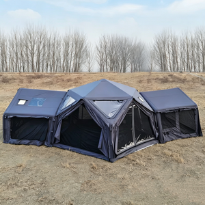 Nuovissima <span class=keywords><strong>Tenda</strong></span> Gonfiabile Integrata a Tre Camere da Letto per <span class=keywords><strong>Campeggio</strong></span> <span class=keywords><strong>Familiare</strong></span> All'aperto Quattro Stagioni - Product Image 1