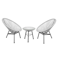 Chaise longue de plage en rotin tressé, vente directe d'usine, mobilier d'extérieur pour balcon, tabouret de canapé en rotin, chaise de loisirs pastorale
