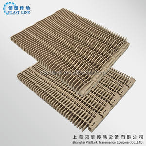 <span class=keywords><strong>PL</strong></span> 400 Raised Rib Modular Belt Große Sterilisatorflaschen-Aufbewahrung plattform Förder ausrüstung PP-Band PP/Nylons tift - Product Image 5