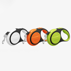 สายจูงสุนัขแบบยืดหดได้อัตโนมัติ พร้อมไฟ LED วัสดุ ABS ป้องกันแรงดึง สำหรับพาสุนัขเดินเล่นกลางแจ้ง ขายส่ง - Product Image 2