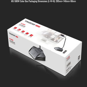 Microfono da tavolo per conferenze Takstar MS-580W 30M UHF wireless USB a condensatore con collo d'oca e vivavoce - Product Image 6