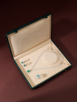 Boîte de rangement portable de luxe en velours style bohème pour bijoux (colliers, bagues, boucles d'oreilles) – Idéale pour le voyage et la présentation – Vente en gros