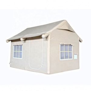 Tente gonflable d'extérieur grand espace imperméable à l'eau, tente de camping gonflable à poteaux, tente gonflable à parois en toile – Vente chaude - Product Image 5