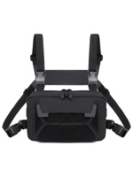 Sac de poitrine tactique personnalisable pour homme en tissu Oxford imperméable, gilet de randonnée pour homme, idéal pour la randonnée, la course à pied et la chasse en extérieur