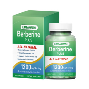 LIFEWORTH OEM berberina estratto in polvere capsule accelerare il metabolismo del glucosio supporto integratore con cardo di latte - Product Image 5
