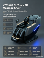 Chaise de massage moderne de luxe certifiée CE K09, chaise de massage à gravité zéro, chaise de massage portable pliable, masseur corporel 3D SL