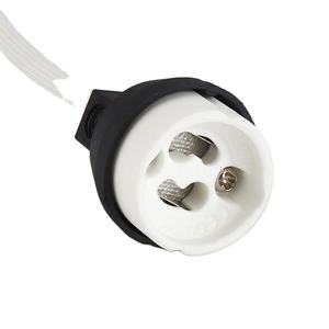 Buena calidad 250V 2A cerámica plástico GU10 Downlight lámpara portalámparas con conector de alimentación - Product Image 1