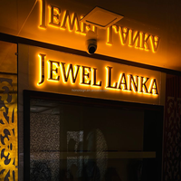 Lettres Lumineuses LED Personnalisées pour Vitrine, Enseignes Lumineuses LED Rétroéclairées, Logo LED Rétroéclairé, Enseignes Commerciales Intérieures et Extérieures